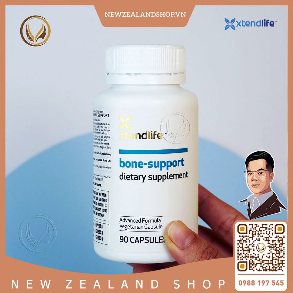 Viên uống bổ khớp, tăng mật độ xương ngừa loãng xương Xtend Life Bone Support 90 viên