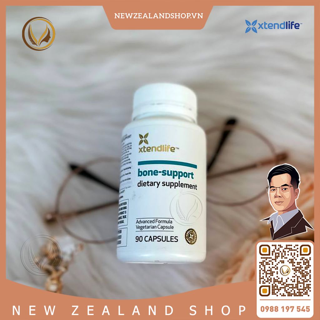 Viên uống bổ khớp, tăng mật độ xương ngừa loãng xương Xtend Life Bone Support 90 viên