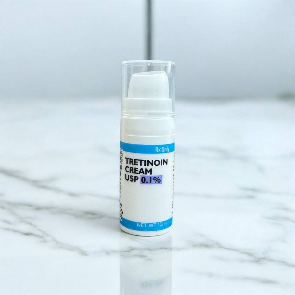 Kem trị mụn, mờ nám, trẻ hoá da Nanogize Tretinoin Cream USP 0.1% (10ml)