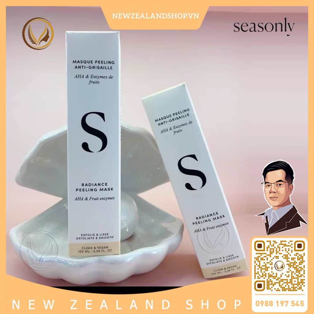 Mặt nạ tẩy tế bào chết Seasonly Masque Peeling Anti-Grisaille (Radiance Peeling Mask) Tuýp 100ml