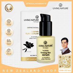 Serum săn chắc da, mờ nếp nhăn Living Nature Firming Flax Serum 13ml