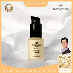 Serum săn chắc da, mờ nếp nhăn Living Nature Firming Flax Serum 13ml