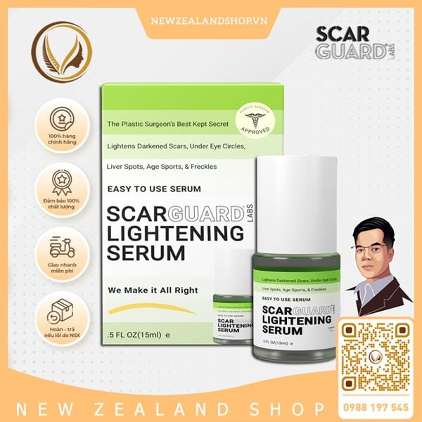 Serum đặc trị đốm thâm nám Scarguard Lightening Serum 15ml