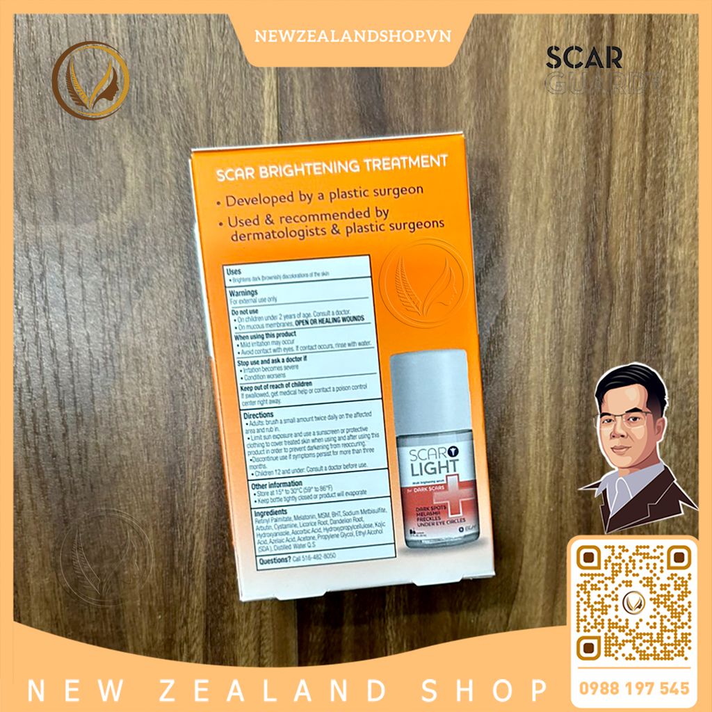 Serum đặc trị nám, đốm thâm tàn nhang Scarguard Lightening Serum 15ml