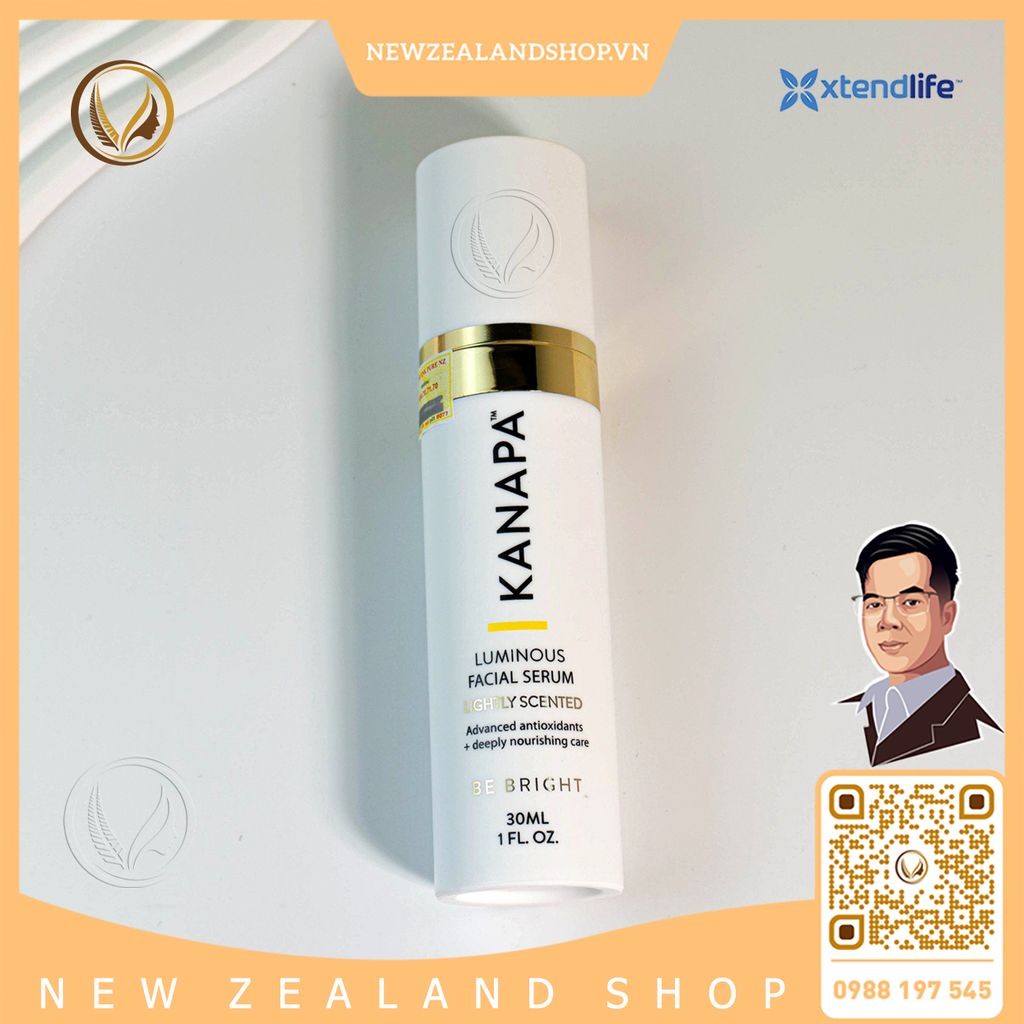Serum dưỡng da sáng mịn Xtend Life Kanapa Luminous Facial Serum 30ml