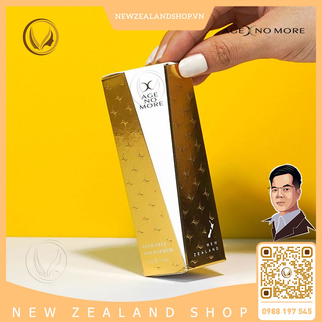 Serum tế bào gốc nhau thai cừu Age No More Stem Cell Gold Serum 15ml