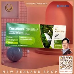 Siêu thực phẩm kiềm hóa xanh hỗ trợ sức khỏe Xtend Life Zupafood GREENZ 30 gói
