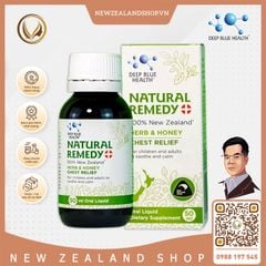 Siro giảm ho, tiêu đờm đau rát họng Deep Blue Health Natural Remedy 50ml