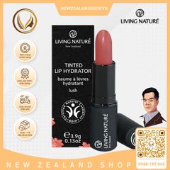 Son dưỡng môi màu hồng ánh đỏ Living Nature Tinted Lip Hydrator Lush 14 (3.9g)