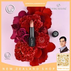 Son dưỡng môi màu hồng ánh đỏ Living Nature Tinted Lip Hydrator Lush 14 (3.9g)