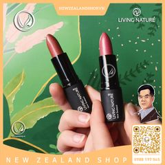 Son dưỡng môi màu hồng ánh đỏ Living Nature Tinted Lip Hydrator Lush 14 (3.9g)