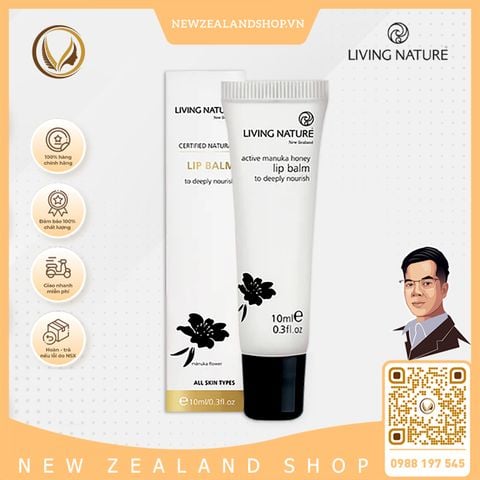 Son dưỡng môi dạng gel cho mọi loại da Living Nature Lip Balm 10ml