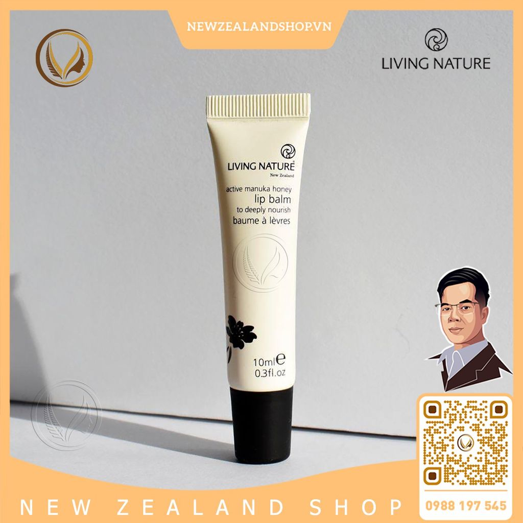 Son dưỡng môi dạng gel cho mọi loại da Living Nature Lip Balm 10ml