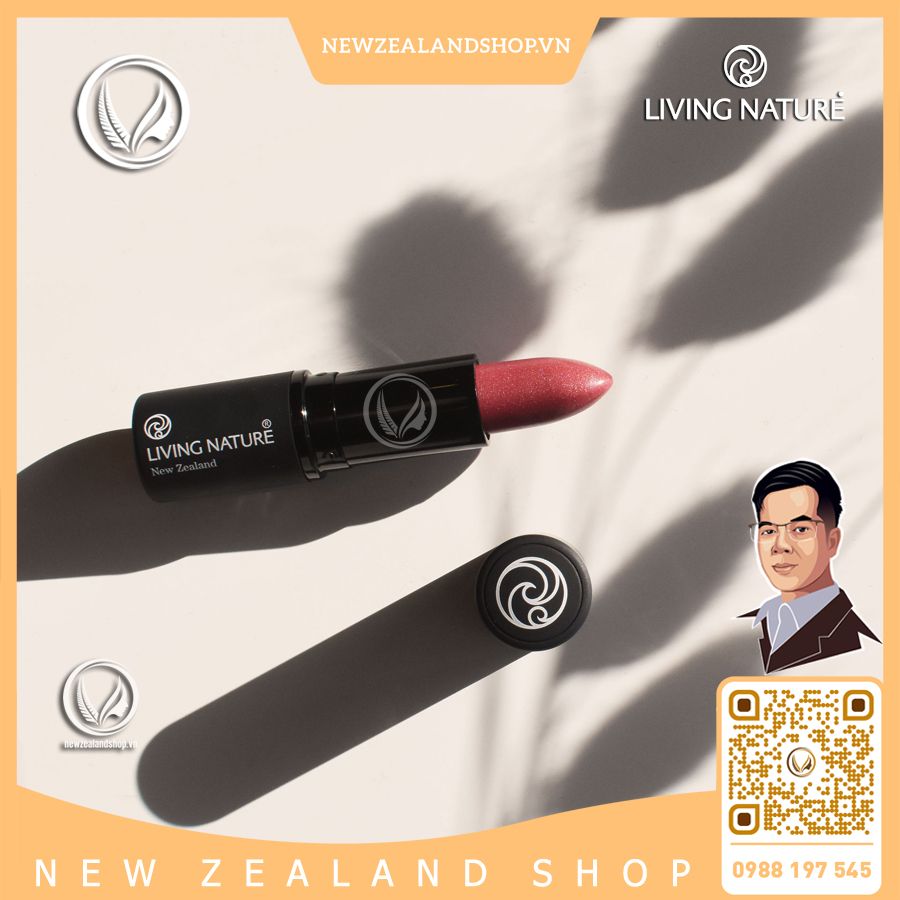 Son dưỡng môi màu hồng Living Nature Tinted Lip Hydrator Bliss 13 (3.9g)