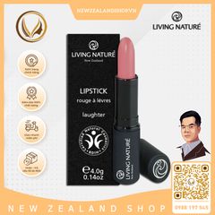 Son môi màu hồng 100% tự nhiên Living Nature Lipstick Laughter 05 (4.0g)