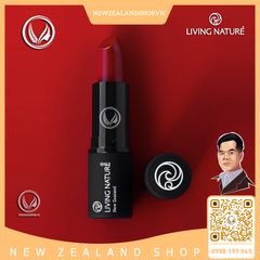 Son môi màu đỏ thuần 100% tự nhiên Living Nature Lipstick Glamorous 16 (3.9g)