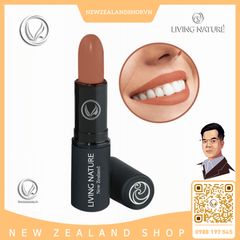 Son môi màu nâu đất 100% tự nhiên Living Nature Lipstick Warm Wood 06 (4.0g)