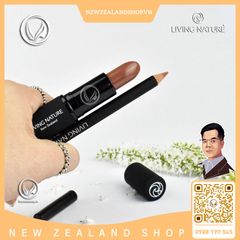Son môi màu nâu đất 100% tự nhiên Living Nature Lipstick Warm Wood 06 (4.0g)