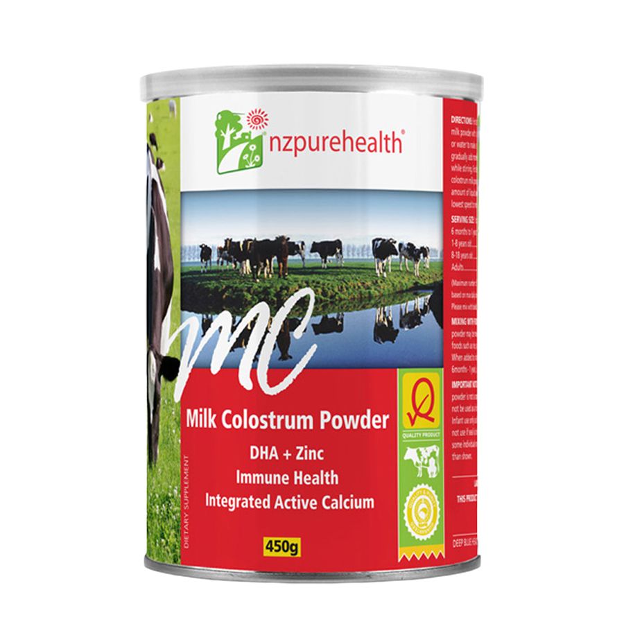 Bột sữa non New Zealand Nz Pure Health Milk Colostrum Powder 450g