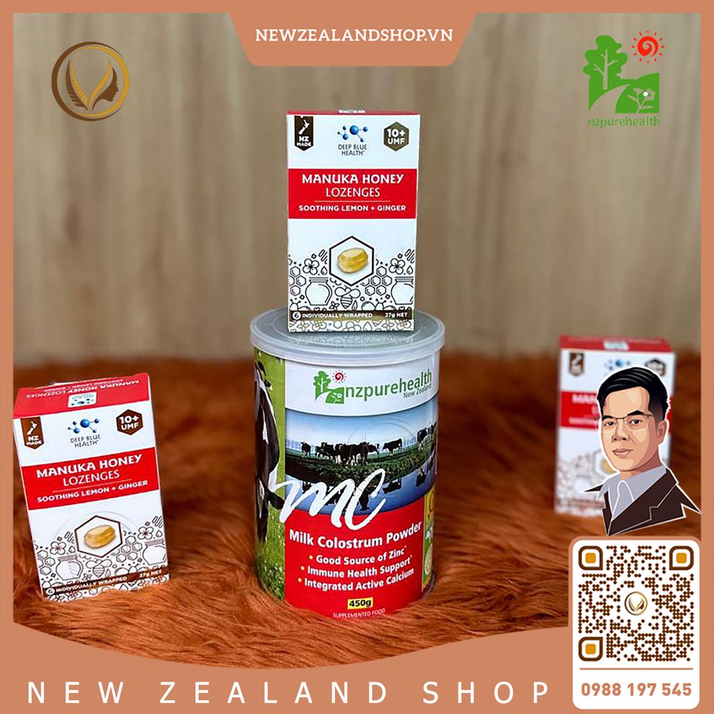 Bột sữa non 100% nguyên chất New Zealand Nz Pure Health Milk Colostrum Powder 450g