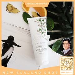 Sữa rửa mặt cho da dầu mụn, da nhạy cảm OXYGEN 2 in 1 Cleanser 200ml