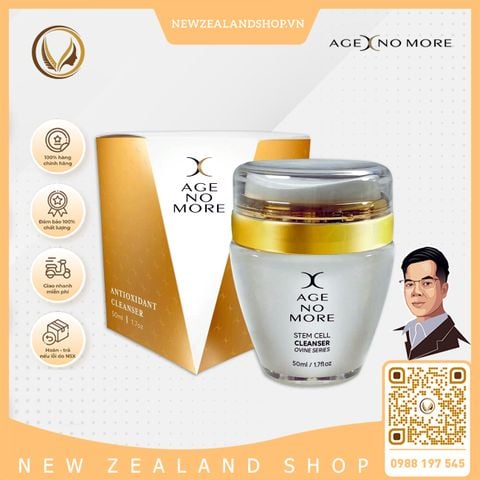 Sữa rửa mặt tế bào gốc nhau thai cừu Age No More Stem Cell Cleanser 50ml
