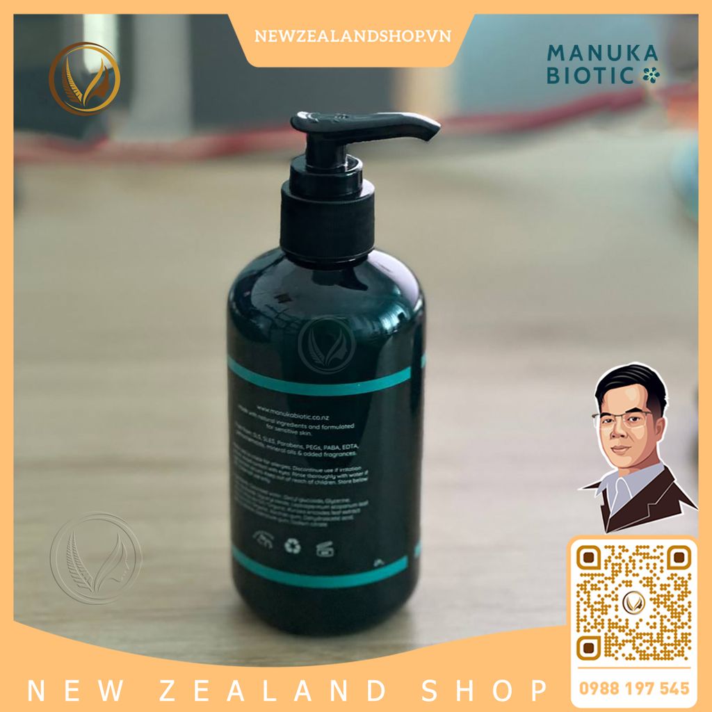 Sữa tắm dưỡng thể, làm dịu da Manuka Biotic Calming Body Wash 250ml