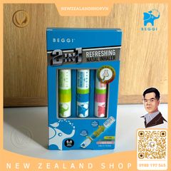 Ống dầu hít thông mũi 2 trong 1 BEGGI 2IN1 Refreshing Nasal Inhaler 3 ống