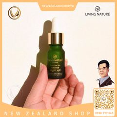Tinh chất trị nám, dưỡng sáng da ban đêm Living Nature Radiance Night Oil 18ml