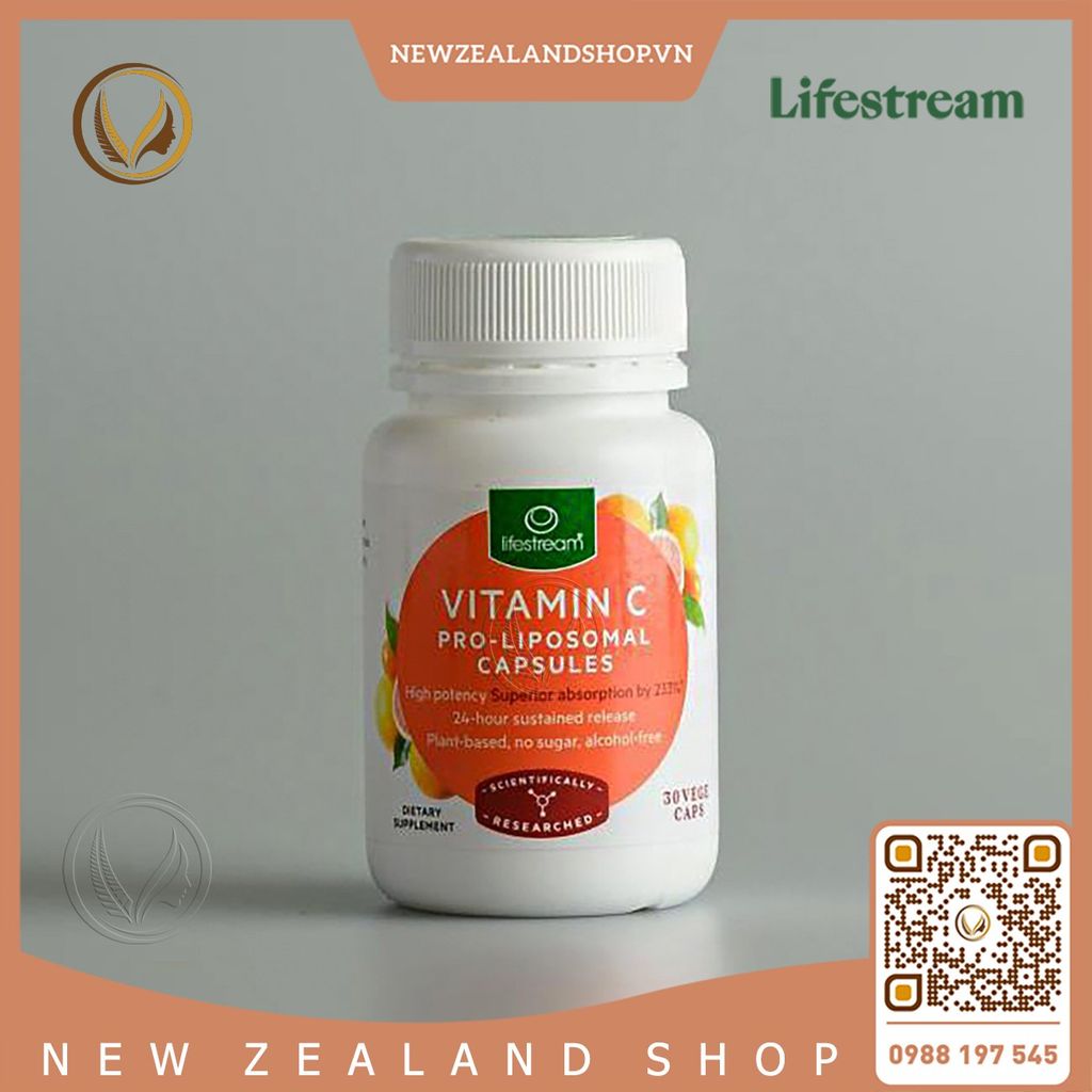 Viên uống bổ sung vitamin C Lifestream Vitamin C Pro Liposomal Capsules 30 viên