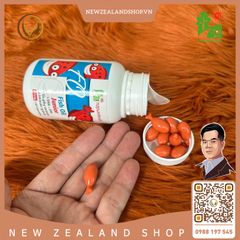 Viên uống dầu cá omega 3 cho trẻ em NZ Pure Health Fish Oil Junior 60 viên