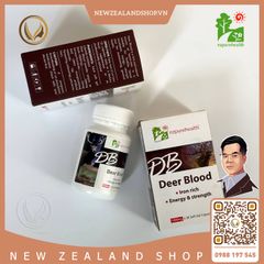 Viên uống máu hươu bổ máu, cấp sắt NZ Pure Health Deer Blood 100 viên