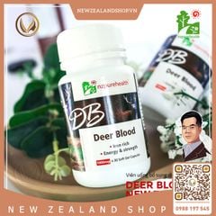 Viên uống máu hươu bổ máu, cấp sắt NZ Pure Health Deer Blood 100 viên