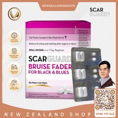 Viên uống ngậm tan vết bầm tím Scarguard Bruise Fader For Black & Blues 72 viên