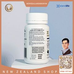 Viên uống bổ sung vitamin d3+k2 Xtend Life Vitamin D3 + K2 60 viên