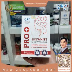 Viên uống chống nắng, trắng da Deep Blue Health Pro+ SunWhite Skin Whitening 60 viên