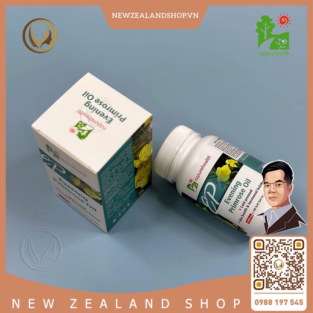 Viên uống dầu hoa anh thảo Nz Pure Health Evening Primrose Oil 100 Viên