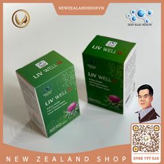 Viên uống giải độc gan, hạ men gan Deep Blue Health Liv Well 30 viên