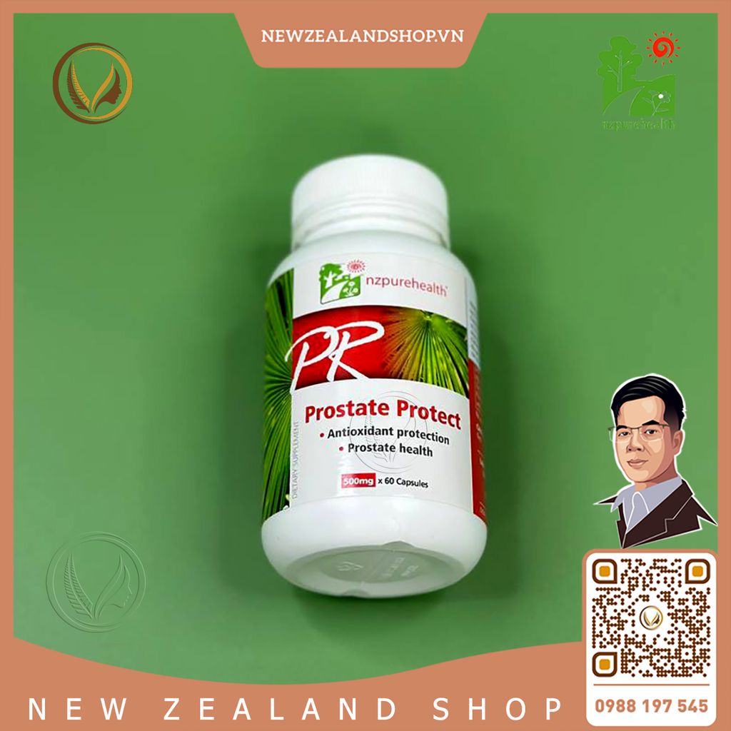Viên uống bảo vệ tuyến tiền liệt Nz Pure Health Prostate Protect 60 viên