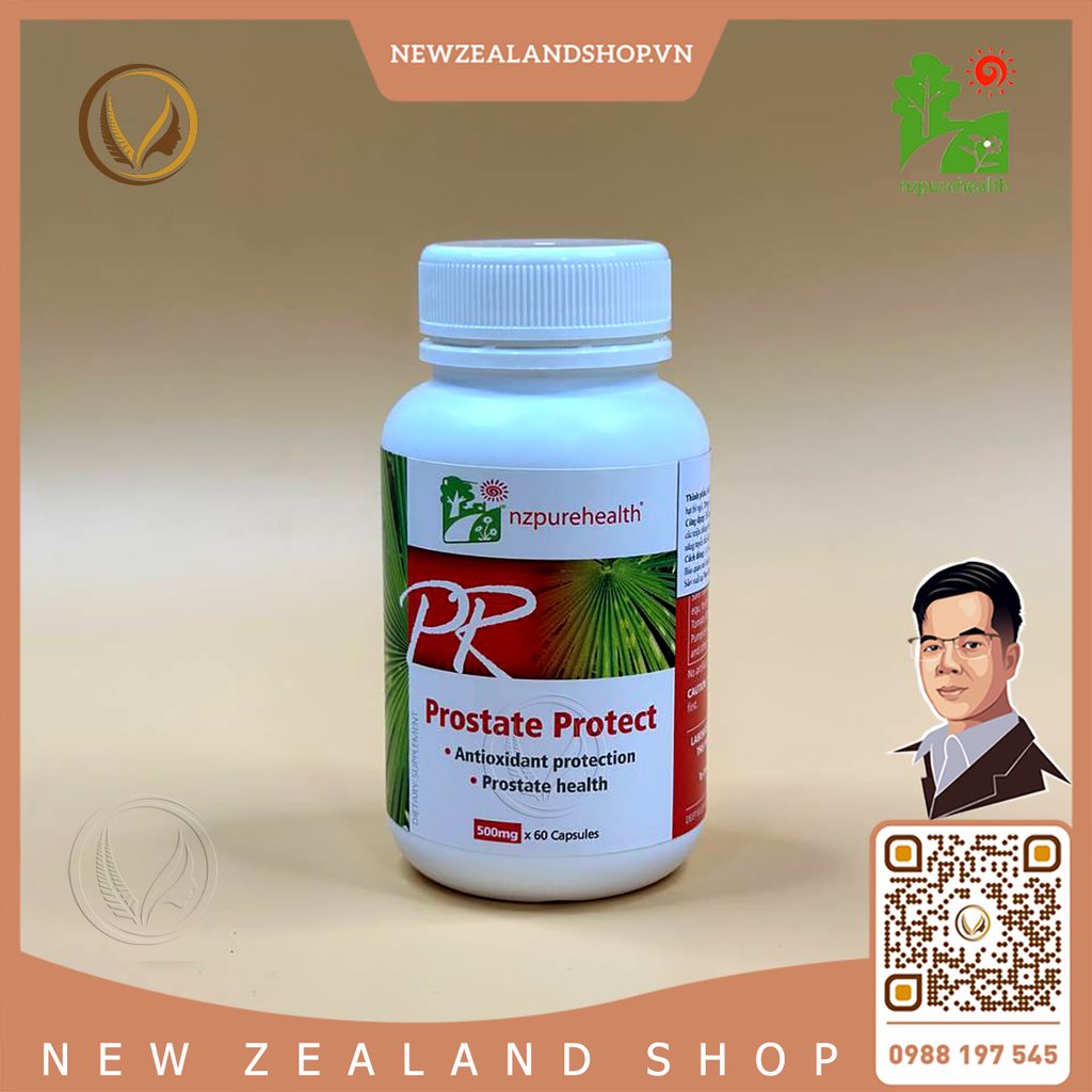 Viên uống bảo vệ tuyến tiền liệt Nz Pure Health Prostate Protect 60 viên
