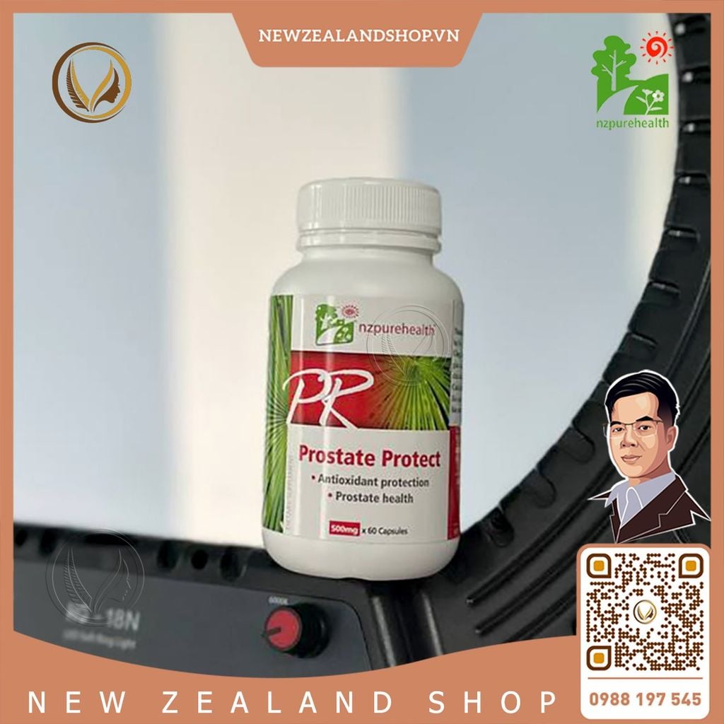 Viên uống bảo vệ tuyến tiền liệt Nz Pure Health Prostate Protect 60 viên