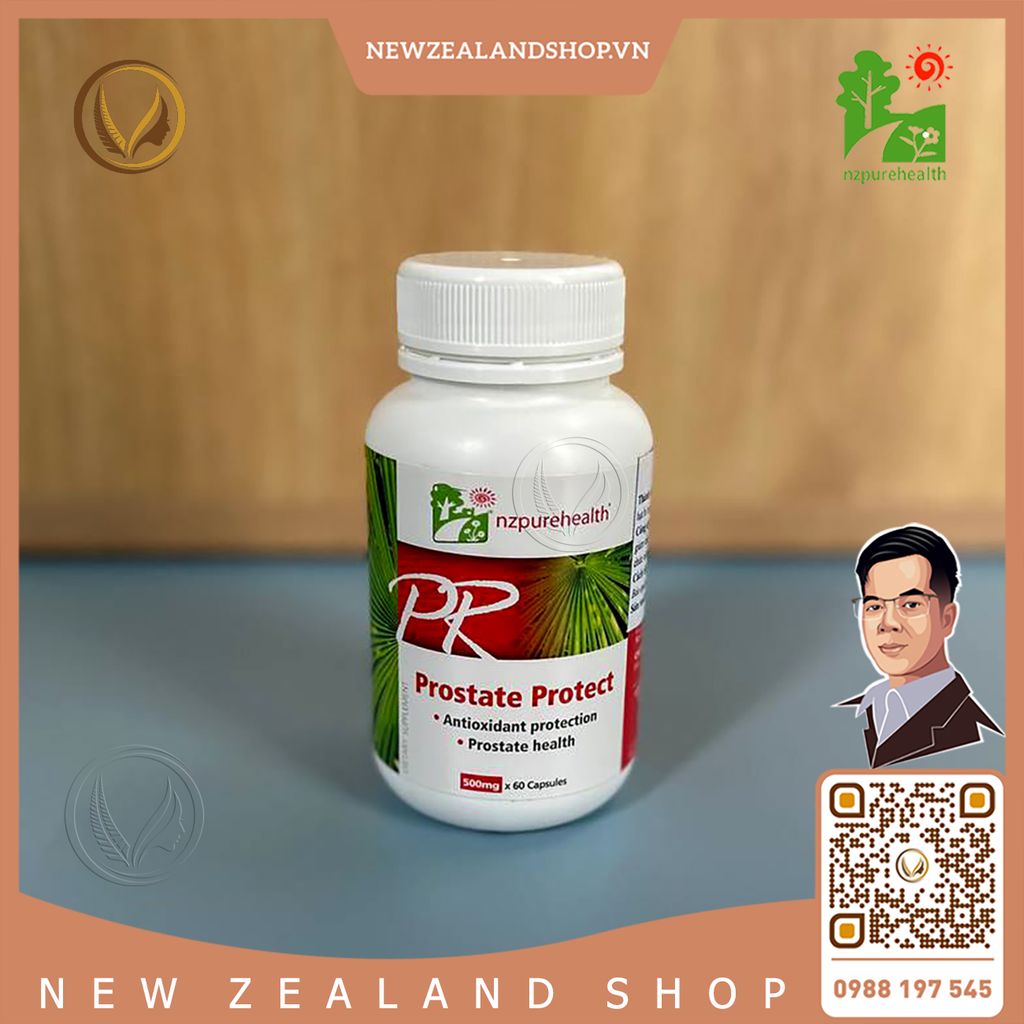 Viên uống bảo vệ tuyến tiền liệt Nz Pure Health Prostate Protect 60 viên