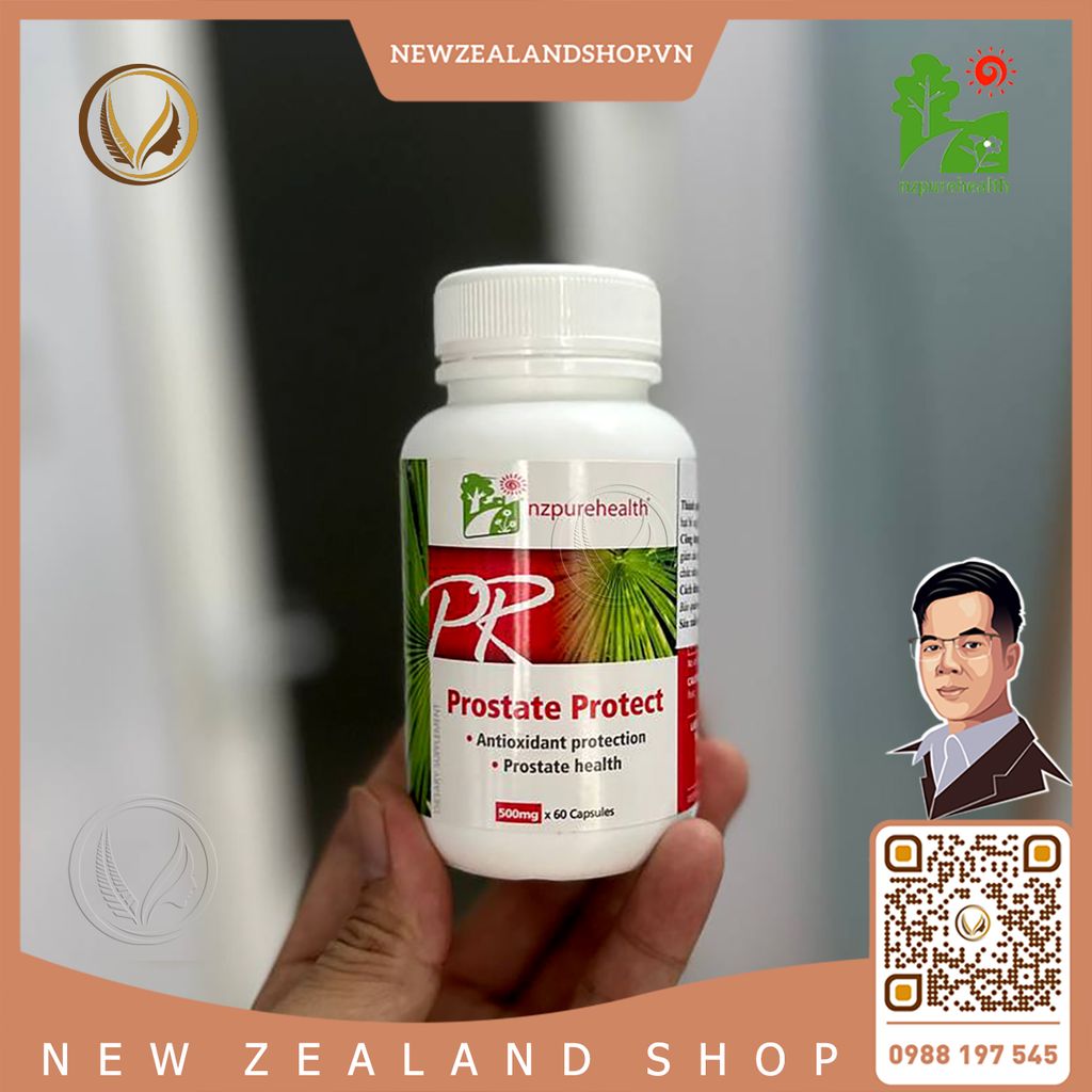 Viên uống bảo vệ tuyến tiền liệt Nz Pure Health Prostate Protect 60 viên