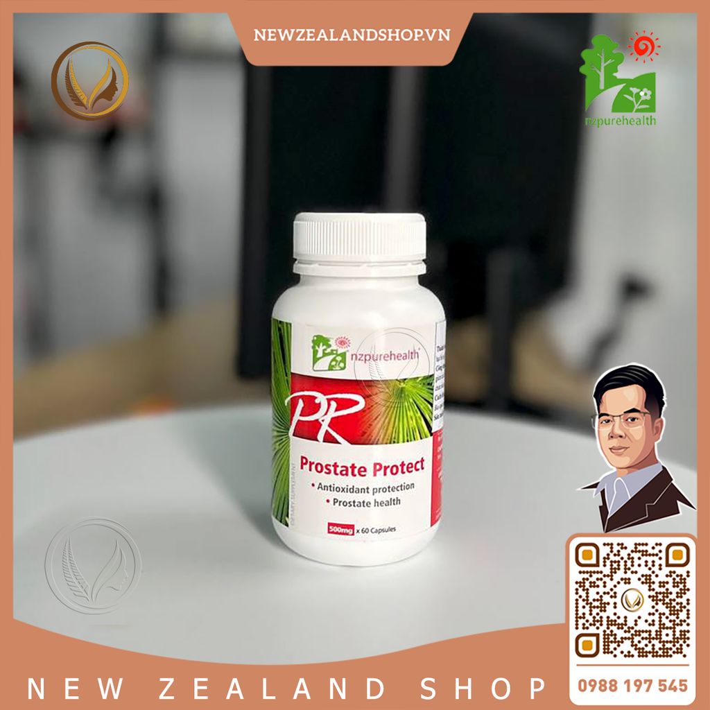 Viên uống bảo vệ tuyến tiền liệt Nz Pure Health Prostate Protect 60 viên