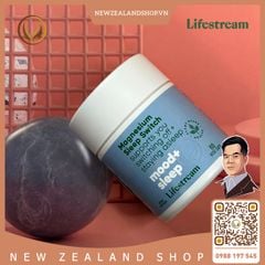 Viên uống hỗ trợ giấc ngủ ngon, giảm căng thẳng Lifestream Magnesium Sleep Switch 60 viên