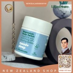 Viên uống hỗ trợ giấc ngủ ngon, giảm căng thẳng Lifestream Magnesium Sleep Switch 60 viên