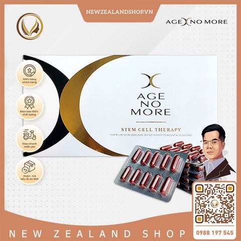 Viên uống tế bào gốc nhau thai cừu Age No More Ovine/ Sheep Placenta 25.000MG 30 viên