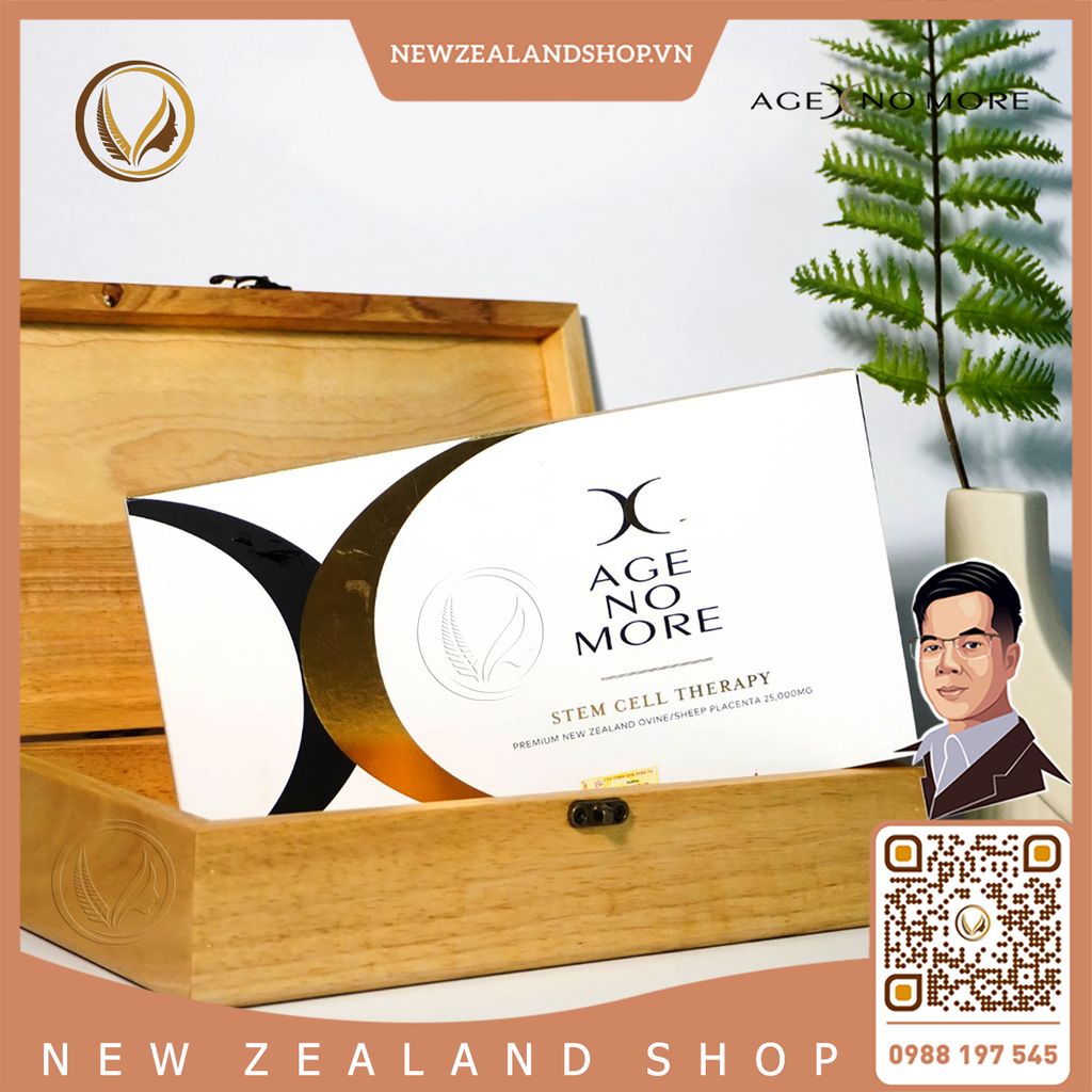 Viên uống tế bào gốc nhau thai cừu Age No More Ovine/ Sheep Placenta 25.000MG 60 viên