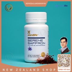 Viên uống giảm căng thẳng, hỗ trợ giấc ngủ Xtend Life Serene Saffron 60 viên