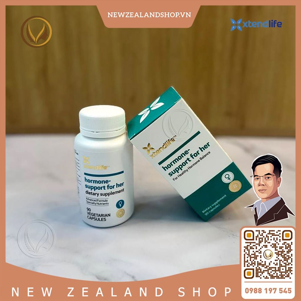 Viên uống tăng nội tiết tố nữ Xtend Life Hormone Support For Her 90 viên